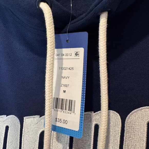 Prince Men's Embroidered Pickleball Navy Hooded Sweatshirt Medium NWT - Picture 4 of 6